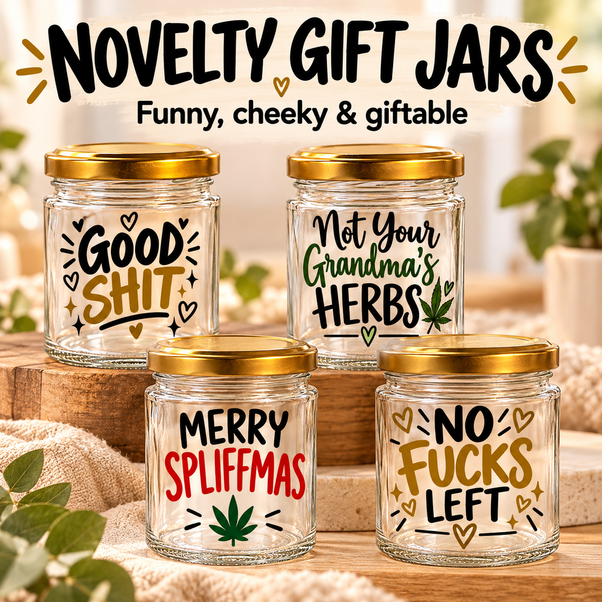 Small jars. Big attitude.