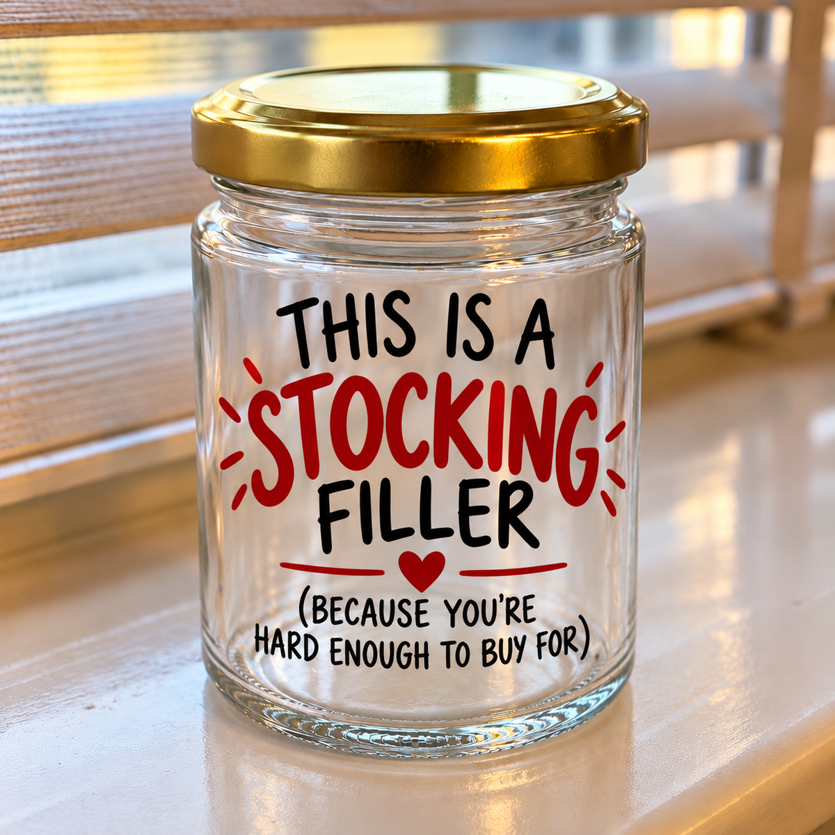 This Is a Stocking Filler – Funny Christmas Gift Jar